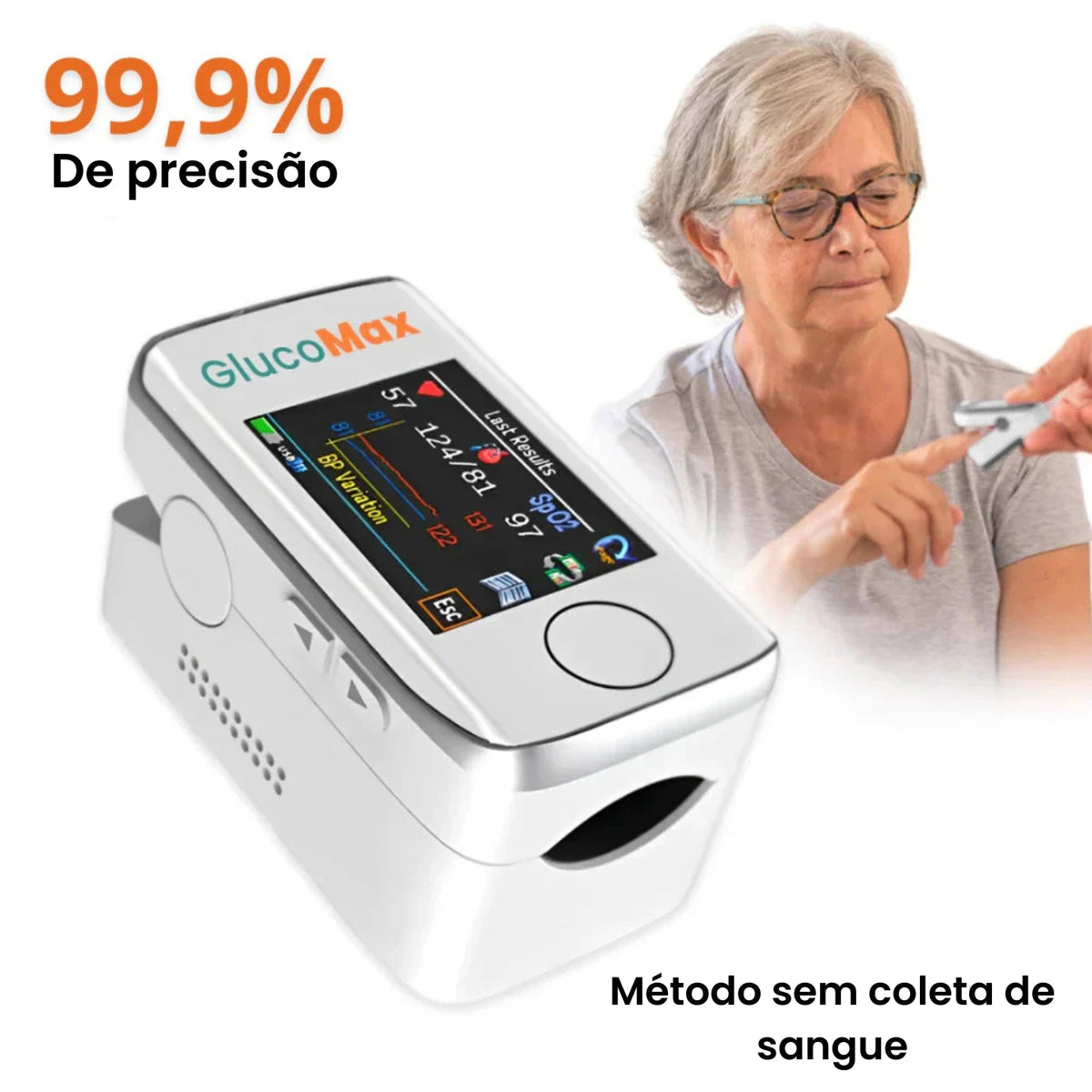 GlucoMax – Tecnologia de Precisão 99,99% - COMPRE 1 LEVE 2
