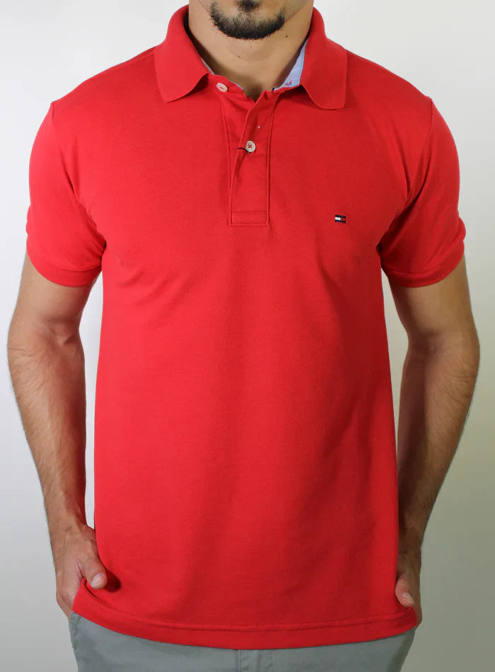 Kit 5 Camisas Gola Polo Tommy Hilfiger